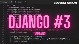 Django Tutorial #3 | Templates