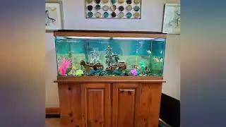 UNEAK - Large Shipwreck Aquarium Decorations Ornament w// Sail (2 Pieces) 20 review