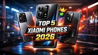 Топ-5 смартфонов Xiaomi 2026 года ⚡ Лучшие модели Redmi, POCO и флагманские варианты, ранжированн...