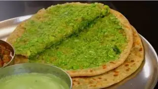 Matar Paratha Recipe - Make hot and delicious Matar Parathas in this easy way. Nashta Recipe