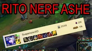 RITO NERF ASHE - Jinx gameplay