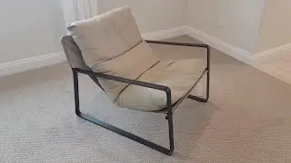 Mid-Century Accent Chair, Comfy Side Chair with Armrest Chenille Fabric |QUICK OVERVIEW|