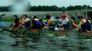 Hess 2010 Dragon Boat team practice  on 5/23 (Individual technique correction-left middle side view)