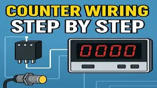 How to Connect Counter With Sensor | Counter Wiring Animation Based Tutorial