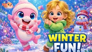 Baby Shark Winter Fun ❄️🦈 | Doo Doo Dance, Snowman & Cozy Songs | Kids Winter Songs 2026