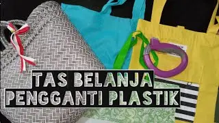 TAS BELANJA PENGGANTI PLASTIK DAN CARA MELIPATNYA | its merce