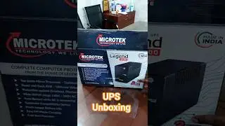 Microtek Legend 1000 Line Interactive UPS 1000VA  #viral  #unboxing #trending #shorts  #gadgets