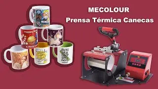 MECOLOUR A180/A181 prensa t&eacute;rmica canecas guia de opera&ccedil;&atilde;o
