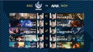 [TH] RSG vs NOV | Week 1 Day 2 | PCS Spring Split (2020)  | Resurgence vs Nova Esports