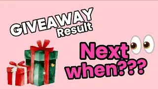 💖 Giveaway Results | Winners, Surprise & Next Giveaway 🎉