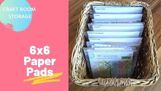 6x6 Paper Storage- Craft Room Organization