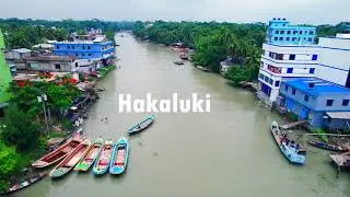 Small River in the Village l Free stock footage l Free 4k Drone Video no Copyright (Hakaluki)