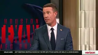 NFL on CBS verizon Halftime Report 2025 AFC Wild Card LAC@HOU