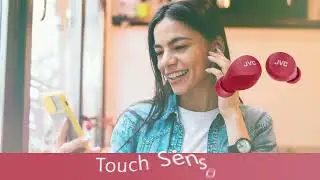JVC Compact and Lightweight Gumy Mini True Wireless Earbuds Headphones (HAA6T)