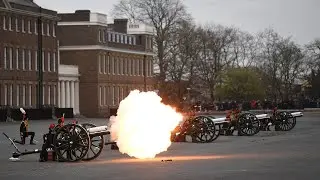 In full: Gun salutes mark Prince Philip's death across the UK and world