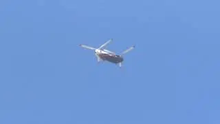 N42CU Helitak 341 (CH-47D Chinook) flyover - escorted by Firebird 308
