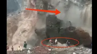 Natural disasters #horrible landsliding #dangerous disasters  #distruction