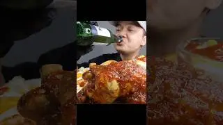 Rotisserie Chicken & BEER #asmr #mukbang #yenanuong #eatingsounds #beer #chicken