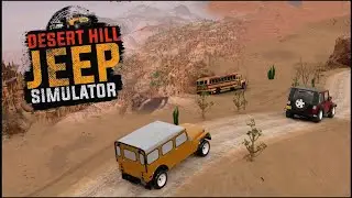 Desert Hill Jeep Simulator - offroad 4x4 Jeep Driving - Jeep Simulator Offline - Android Gameplay #3
