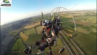 Paramotor High speed landing trike Airfer Rocky