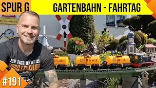 Unsere LGB Gartenbahn #191, Fahrtag