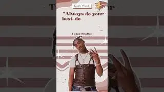 Tupac Shakur motivational quotes | #motivation #tupac #quotes #shorts