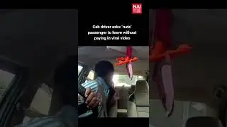Cab driver asks &lsquo;rude&rsquo; passenger to leave without paying in viral video | News Arena India
