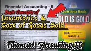 Basic Concepts of Inventories & Cost of Goods Sold | With Very Short Numerical Problems | Accounting