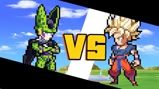 Goku vs Cell Sprite animation
