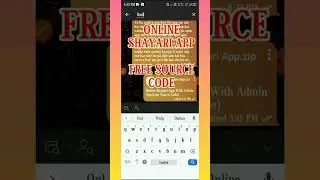 Free Source Code | Online Shayari App | Android Studio | Java | Admin App | Firebase | Categories