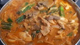 돼지곱창전골 돼지내장볶음 간편하고 맛있게