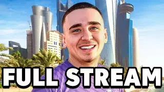 I WENT TO QATAR FOR A CHARITY SOCCER MATCH! | FULL STREAM Qatar Day 1