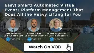 Easy! Smart! Automated Virtual Events Platform Management  | A2Z Hybrid London 2022