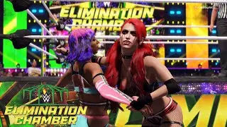 WWE2K23 ELIMINATION CHAMBER PPV NXT WOMEN'S CHAMPIONSHIP MATCH MERCEDES MONE VS HEATHER RAE
