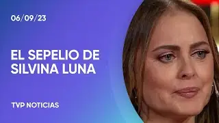 Así llegó el cortejo fúnebre de Silvina Luna al cementerio de la Chacarita