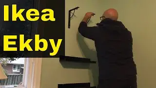 Installing Ikea Ekby Brackets