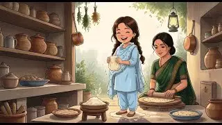 Peaceful Desi Village Life from Morning to Night 🌅🏡 | Ghibli-Style ASMR Relaxing #DesiVillage