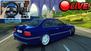 🔴LIVE Assetto Corsa Huge Map for Cruise, Drift & Car Meet | Logitech G27 + Wheel Cam