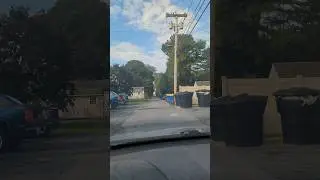 the tight narrow backstreets of Dover Delaware USA