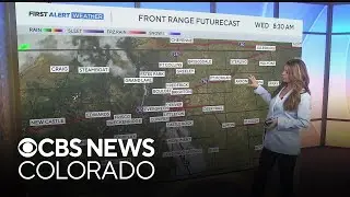 Advancing cold front will bring rain and storm chances late Wednesday