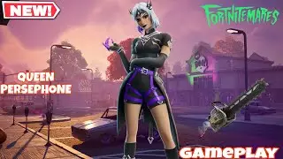 Fortnite Queen Persephone Skin Gameplay Reload Solos (4K 240FPS PC) Full Showcase