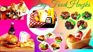 20 Diy Miniature Food and Drinks Realistic Hacks and Crafts