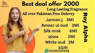 2000 Rupees Attar Deal | Premium Fragrance Collection | Roy Alpha Perfumes#fragrancepakistan