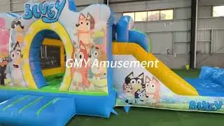 Blow Up Inflatable Combo Bouncy Castle Slide Bluey Inflate Bounce House GMY Inflatables