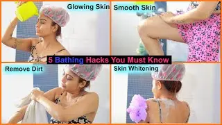 5 BATHING HACKS For Bright, Clear And Glowing Skin | Rinkal soni
