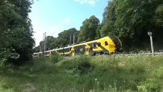 The electric train &Scaron;koda 16Ev-0016 is heading to the Mangali station