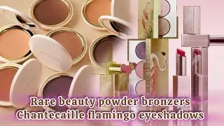 Chantecaille Flamingo collection 2026 / Rare Beauty powder bronzers | Complete makeup tutorial