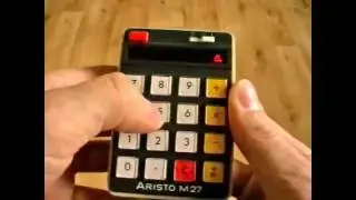 kalkulator z PRL - Aristo M27 (1972)