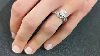 Round cut CVD Lab Grown Diamond Solitaire Women Wedding Anniversary Matching Ring Set