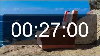 27-Minute Digital Silent Alarm Clock Timer